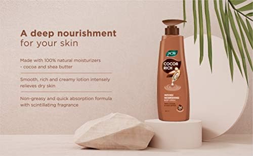 Joy Cocoa Rich Intense Nourishing Body Lotion (600ml) | Cocoa Butter &amp; Shea Butter Body Lotion For Dry Skin | Body Lotion For Women &amp; Men, Suitable for All Skin TypesFROM INDIA(SAM) - View 2 of 4