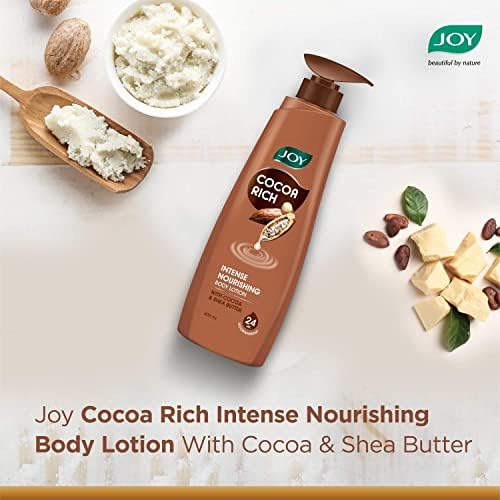 Joy Cocoa Rich Intense Nourishing Body Lotion (600ml) | Cocoa Butter &amp; Shea Butter Body Lotion For Dry Skin | Body Lotion For Women &amp; Men, Suitable for All Skin TypesFROM INDIA(SAM) - View 4 of 4