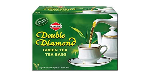 Duncans Double Diamond 100% Natural &amp; Pure Green Tea (Pack of 3 x 25 Tea Bags) (FROM INDIA SAB) - View 3 of 5