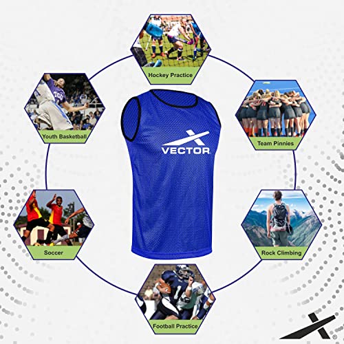 Vector X Training Bibs for Football Soccer Basketball Volleyball for Track and Field Play  (FROM INDIA SAB) - View 4 of 5