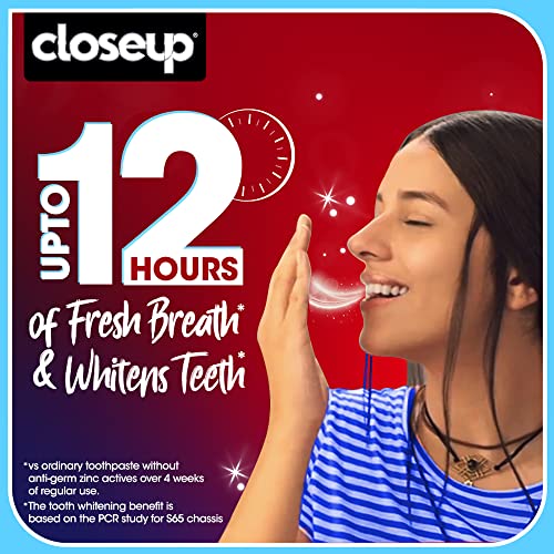 Closeup Fire + Freeze Toothpaste | Dual Sensation | From India's No. 1 Gel Toothpaste|upto 12 hrs of fresh breath &amp; white teeth | 150g FROM INDIA (SAM) - View 3 of 4