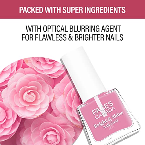 FACESCANADA Bright &amp; Shine Nail Coat, 5ml | Protects &amp; Strengthens Nails | Camellia Oil &amp; Veg Keratin | Nourishes Cuticles | Brighter Nails | Cruelty-free - View 3 of 3