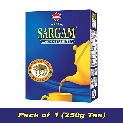 Duncans Sargam Tea Combo pack of Elaichi + Ginger &amp; Elaichi + 6 Natural Herbs &amp; Spices (250g each) (FROM INDIA SAB) - View 4 of 9