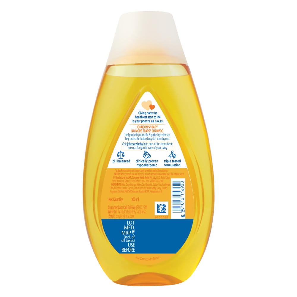 Johnson's Baby No More Tears Shampoo, 100ml (Transparent)FROM INDIA(SAM) - View 2 of 4