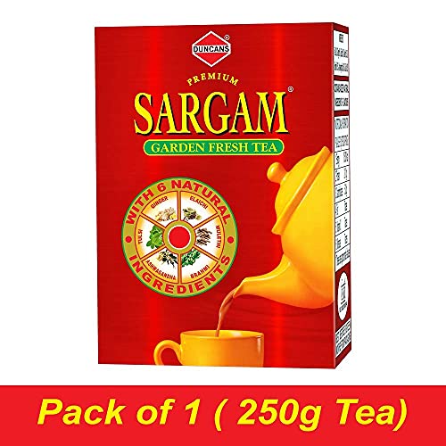 Duncans Sargam Tea Combo pack of Elaichi + Ginger &amp; Elaichi + 6 Natural Herbs &amp; Spices (250g each) (FROM INDIA SAB) - View 3 of 9
