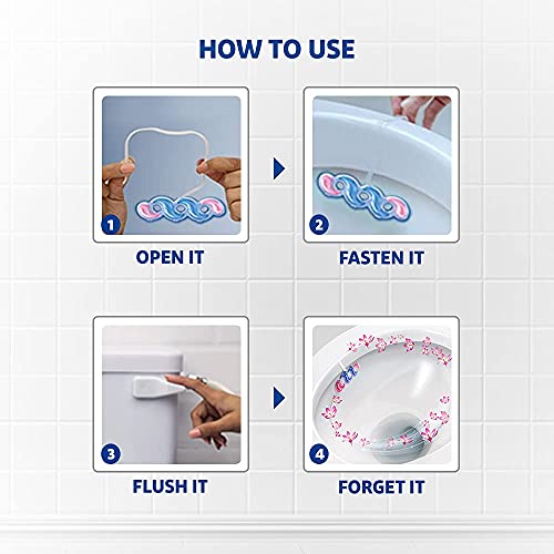 Harpic 35 gm - Floral Delight, Power Fresh 6 Toilet Cleaner Rim Block | Toilet flush cleaner blocks FROM INDIA(SAM) - View 6 of 7