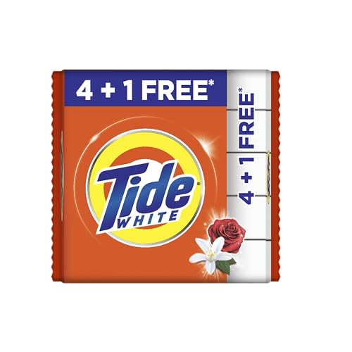 Tide White Detergent Bar Soap, 200g (4+1 Free) FROM INDIA(SAM) - View 6 of 6