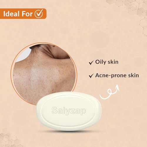 Fixderma Salyzap Soap with Salicylic Acid, Tea Tree Oil &amp; Vitamin E | Acne Soap for Acne-Prone &amp; Oily Skin | Soap for Treating Acne | Paraben Free - 75gm - View 4 of 4