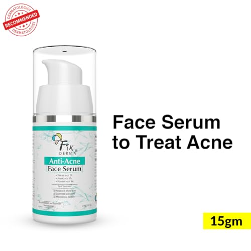 Fixderma 2% Salicylic Acid Serum for Anti Acne &amp; Spot Treatment with 5% Azelaic Acid &amp; 4% Mandelic Acid | Anti Acne Face Serum | Face Serum for Men &amp; Women | Face Serum for Oily Skin - 15g - View 2 of 3