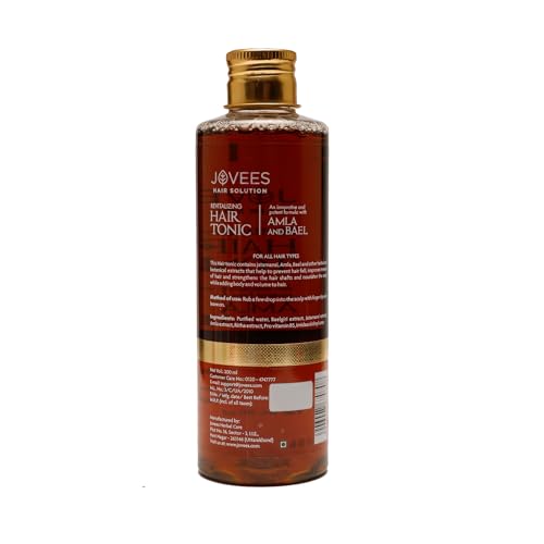 Jovees Herbal Revitalising Amla &amp; Bael Hair Tonic | Gives Long, Strong &amp; Thick Hair | For All Hair Types 100ml - View 3 of 3