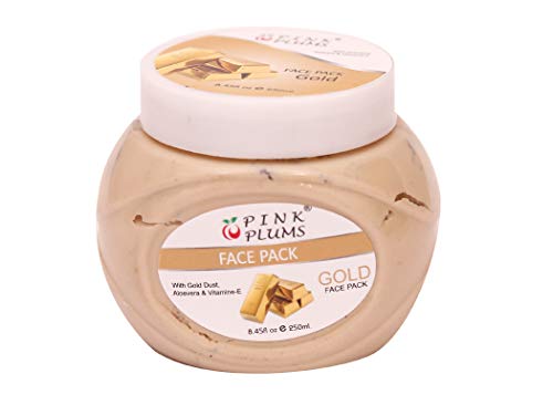 PINK PLUMS Gold Face pack,Facial gel,Massage cream and Scrub For Face with Vitamin E 250 ml Each (Combo Pack-4)  (FROM INDIA SAB) - View 2 of 3