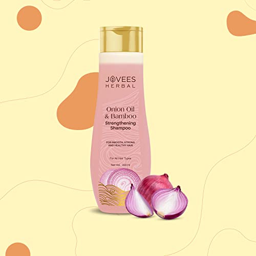 Jovees Herbal Red Onion Oil &amp; Bamboo Strengthening Shampoo | Gives Smooth, Strong And healthy hair | For All Hair Types 300ML - View 2 of 2