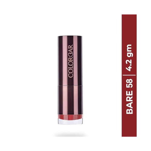 Colorbar Velvet Matte Lipstick, Bare, 4.2g | Creamy matte (FROM INDIA SAB)finish | High Pigmented Formula | Lasts upto 5 Hours | Smudgeproof - View 2 of 3