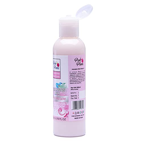 Pink Plums Radiant Gold Gentle &amp; Soft Deep Pore Cleansing Milk with Essential Oils, Removes Makeup And Impurities, 200 ML  (FROM INDIA SAB) - View 2 of 4