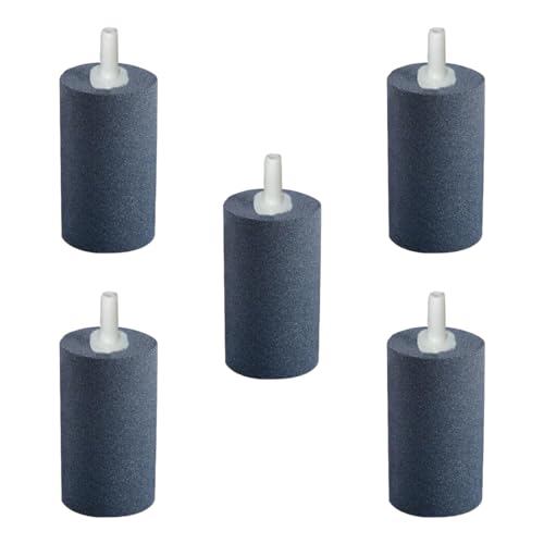 Casa De Amor 1.5 Inch Air Stone Cylinder Bubble Diffuser for Aquarium Fish Tank Air Pump Hydroponics (Grey Color) (Pack of 5) (FROM INDIA)NUZ - Related product