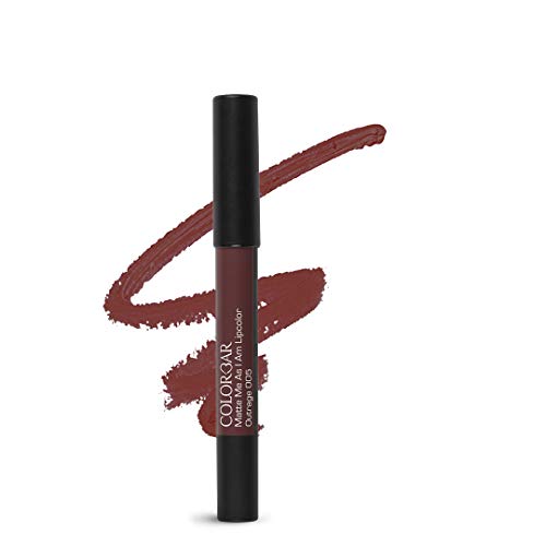 Colorbar Matte me as I am Lipcolor-Outrage, Mauve, 2 g | Moisturize and condition lips| Long Lasting| Waterproof and Smudge-proof(FROM INDIA SAB) - View 3 of 3