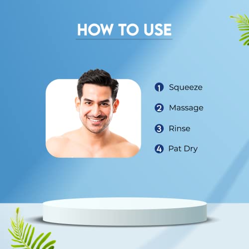 Jovees Herbal Men's Essential Advanced 4 in 1 Moisturizing Face Wash |with Vit C and Vit E | Gives Clean and Clear Skin |For All Skin Types 100g - View 3 of 3
