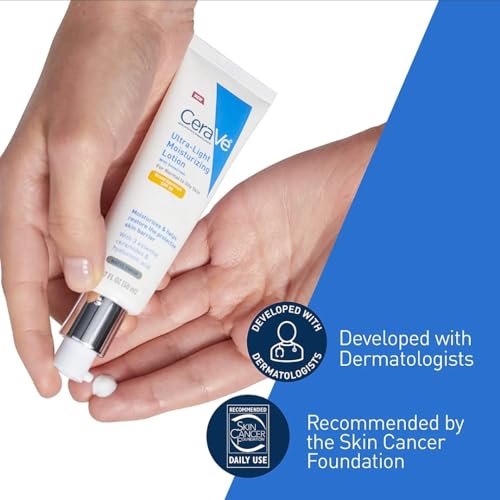 Cera-Ve Ultra-Light Face Lotion/Face Moisturizer with Sunscreen (SPF 30) for Daily Use, 1.7 Oz (50ml) - View 3 of 3