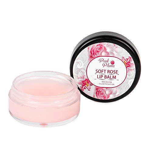 Pink Plums Lip Balm for Moisturise Dry &amp; Cracked Lips|Orange | Strawberry | Soft rose | Coco shea Combo (Pack-4), Each 10g  (FROM INDIA SAB) - View 5 of 5