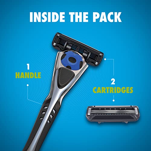 FOGG Kloze Advance 3, Shaving Razor For Men With 3 Blades (2 Cartridges), Easy &amp; Smooth Shave FROM INDIA (SAM) - View 3 of 3