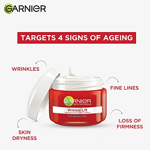 Garnier Skin Naturals, Anti-Ageing Cream, Moisturizing, Forming &amp; Smoothing, Wrinkle Lift, 40 g FROM INDIA (SAM) - View 3 of 3