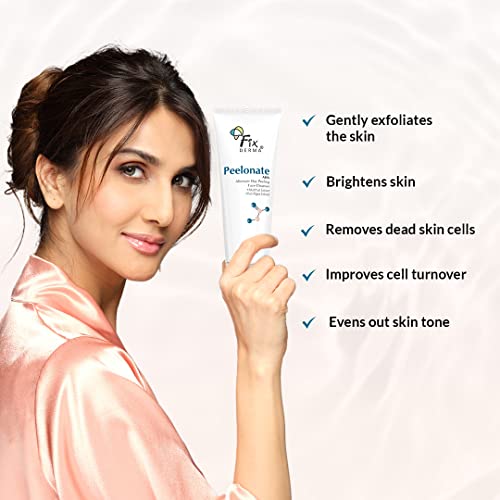 Fixderma Peelonate AHA Face Cleanser | Face Exfoliator| Uneven skin tone, Non-comedogenic formulation, Non-irritating skin cleanser, Reduces Rough &amp; Dry skin-100ml - View 2 of 2