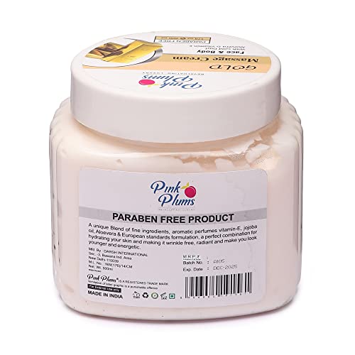 Pink Plums Professional Series Gold Massage Cream 500 ML For All Skin Types  (FROM INDIA SAB) - View 4 of 4