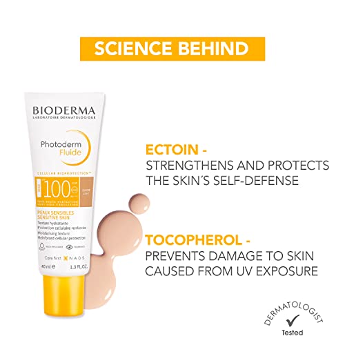 Bioderma Photoderm Aquafluide Cream Sunscreen SPF 100+ Claire - UVA Protection, 40ml - View 4 of 4