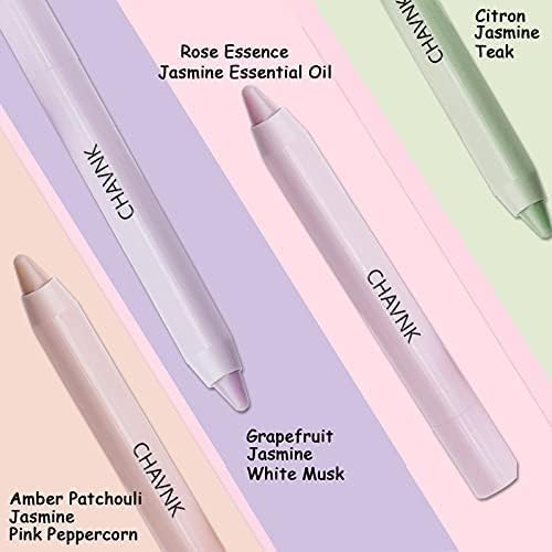 Solid Perfume Stick, 4 PCS Fruity and Floral Scent Fragrance Crayons Set for Women Girls FROM DUBAI (SAM) - View 4 of 4