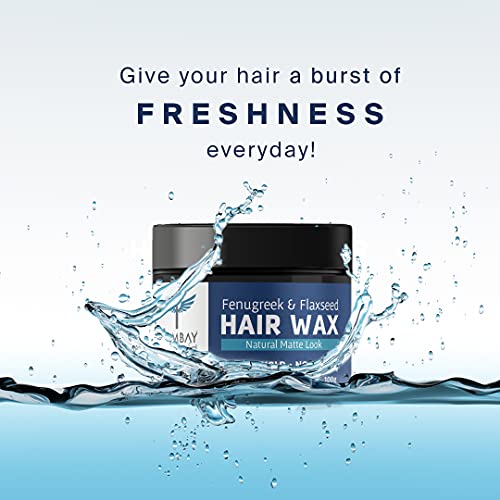 Bombay Shaving Company Strong Hold Hair Wax | Non- Sticky, Matte Finish and Chemical Free Hair Styling Wax, 100 Grams FROM INDIA (SAM) - View 2 of 2