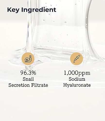 COSRX Snail Mucin 96% Power Repairing Essence, Hydrating Serum for Face with Snail Secretion Filtrate (Small) - View 2 of 3