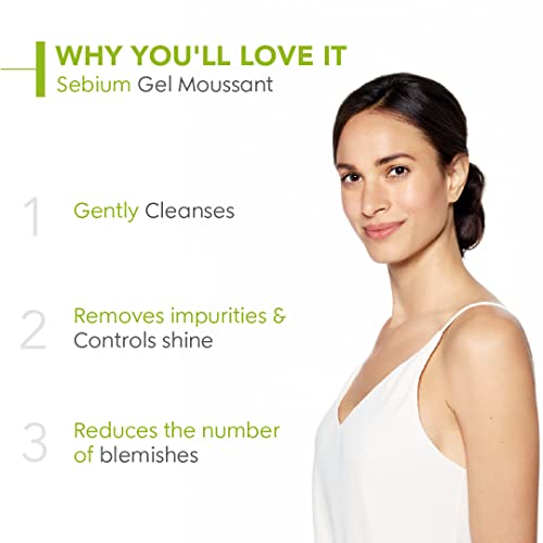 Bioderma Sebium Gel Moussant Purifying Cleansing Foaming Gel Combination To Oily Skin, 100ml - View 3 of 4