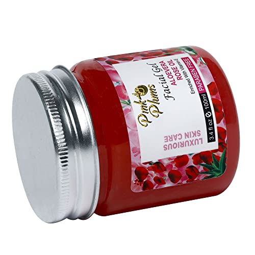 Pink Plums Luxury Series Aloevera Rose Oil Facial Gel 100 ML For All Skin Types  (FROM INDIA SAB) - View 4 of 4