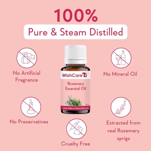 WishCare® Rosemary Essential Oil 15 ML - 100% Pure, Undiluted &amp; Natural - View 3 of 3