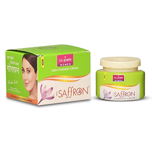 VI - JOHN Saffron Skin Organic Fairness Cream For Remove Dark Spots, Skin Whitening Vitamin E &amp; Mulberry Extract (All Skin) - 50 Gm Each Pack (Pack of 3)(FAIRNESS CREAM-15) (FROM INDIA SAB) - View 2 of 4