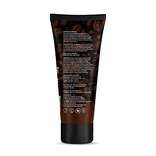 Bombay Shaving Company Deep Cleansing &amp; Exfoliating Coffee Face Scrub 100g No Sulphate, No Paraben, Made in India FROM INDIA (SAM) - View 2 of 4