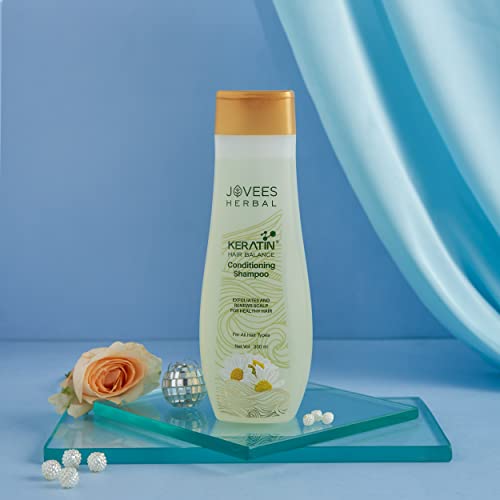 Jovees Keratin Hair Balance Conditioning Shampoo Exfoliates and Renews Scalp For Healthy Hair 300 ml - View 3 of 3