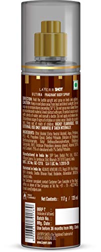 Layer'r Shot Gold Ultima Body Spray for men 135 ml FROM INDIA (SAM) - View 3 of 3