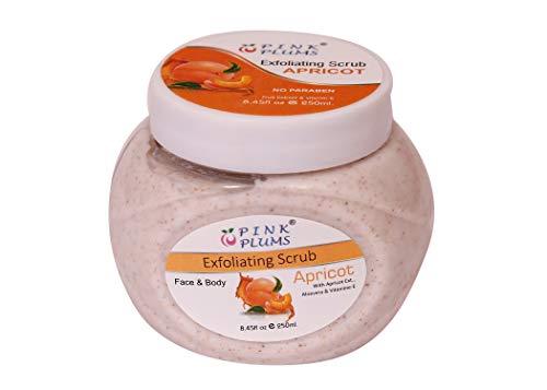 PINK PLUMS Glowing Papaya Gel Scrub, Charcoal Face Pack, Cool Mint Massage Cream, Apricot Scrub And Cool Mint Facial Gel With Vitamin-E Combo (Pack of 5) Each 250ml  (FROM INDIA SAB) - View 4 of 5