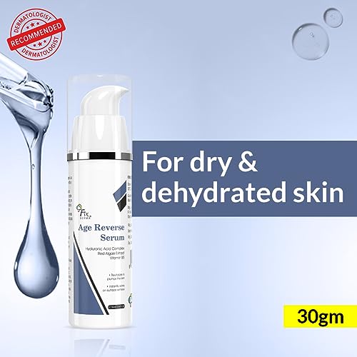 Fixderma 5% Hyaluronic Acid Serum, Age Reverse Serum for Glowing Skin, Anti Aging Face Serum for Unisex Improves Fine Lines, Wrinkles &amp; Age Spots, Glowing Serum for Face - 30ml - View 2 of 4