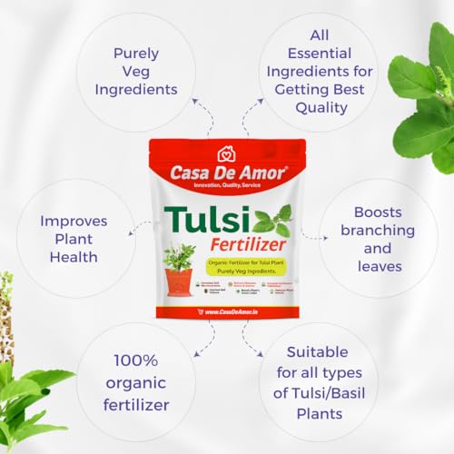 Casa De Amor Essential Combo Pack_Tulsi Fertilizer (900 gm) + Money Plant Fertilizer (900 gm) for Balcony, Terrace &amp; Home Gardening (FROM INDIA)NUZ - View 4 of 8
