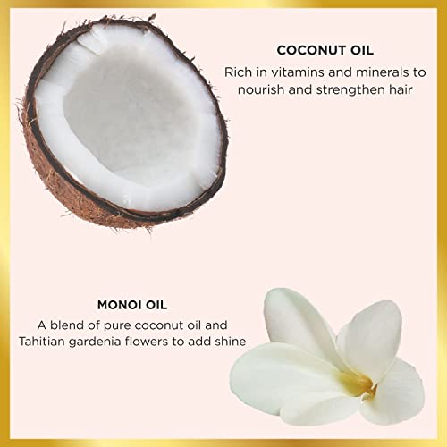 HASK Monoi Pure Natural Coconut Oil 59 ml | For Nourishing Shine Strong And Healthy Hair | Free of Praben &amp; Drying Alcohol - View 2 of 3
