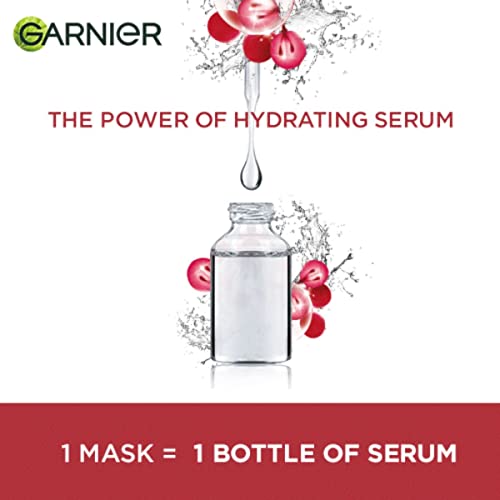 Garnier Skin Naturals, Ageless White, Face Serum Sheet Mask (Red), 28g FROM INDIA (SAM) - View 3 of 4