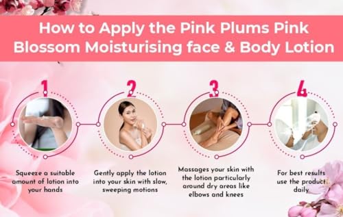 Pink Plums Body Lotion (Face &amp; Body) Mix Fruit (500 ml X 2 pcs Combo Pack) Deep Hydrating Moisturising Lotion/Paraben Free  (FROM INDIA SAB) - View 3 of 3