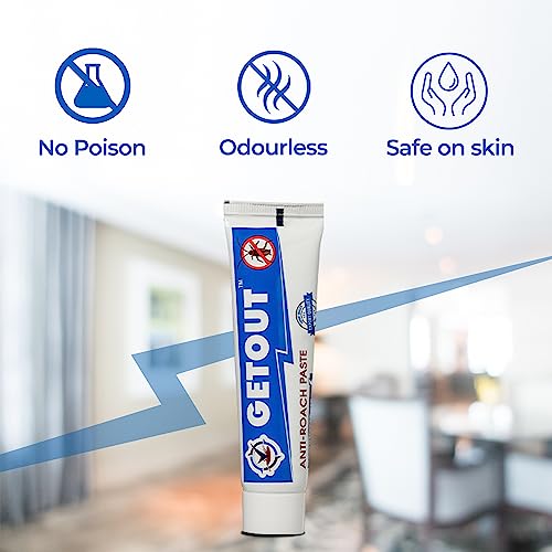 GETOUT Anti Roach Paste Cockroach Killer Gel - 540 Grams (Pack of 12) (FROM INDIA)NUZ - View 6 of 6