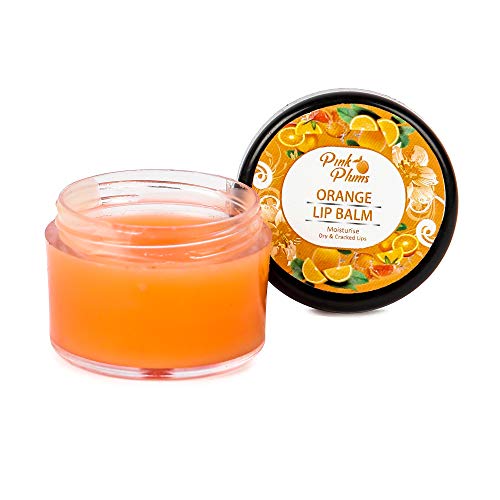 Pink Plums Lip Balm for Shiny/Moisturise Dry &amp; Cracked Lips Strawberry | Soft rose | Orange | Coco shea Combo (Pack-4), Each 15g  (FROM INDIA SAB) - View 3 of 4