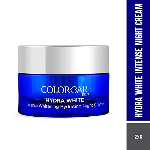 Colorbar Hydra White Intense Whitening Night Cream, 25g | Protects skin from UV damage | Long-lasting hydration | Brightens, strengthens &amp; nourishes skin (FROM INDIA SAB) - View 2 of 4
