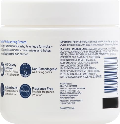 CeraVe Moisturizing Cream 16 oz 453 g - View 3 of 3