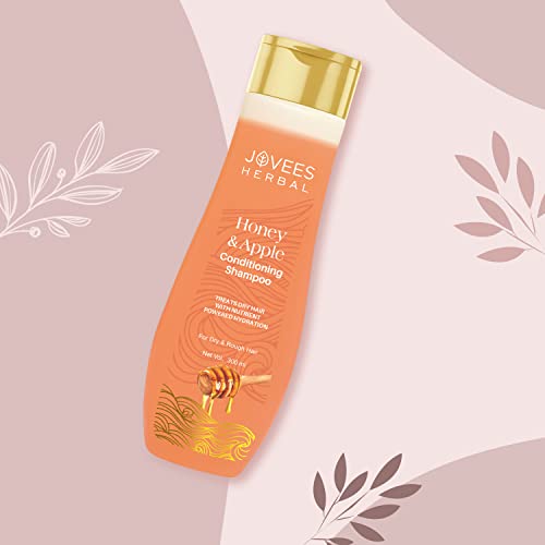 Jovees Herbal Honey &amp; Apple Conditioning Shampoo | With Peach And Aloe Vera Extracts | For Dry And Rough Hair | 150 ml(FROM INDIA)JEZ - View 3 of 3