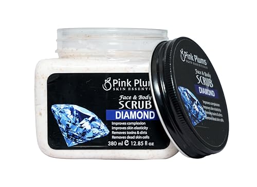 Pink Plums Diamond Scrub (Face &amp; Body) 380 ML Luxury Collection Paraben Free  (FROM INDIA SAB) - View 2 of 4